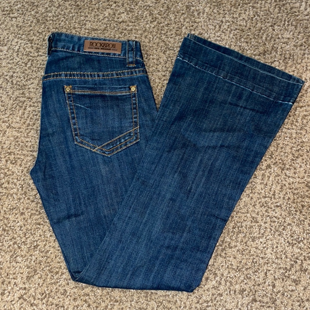 Rock and roll flare jeans